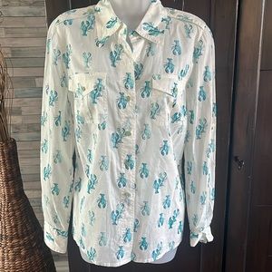 Tory Burch Brigette Lobster Blouse